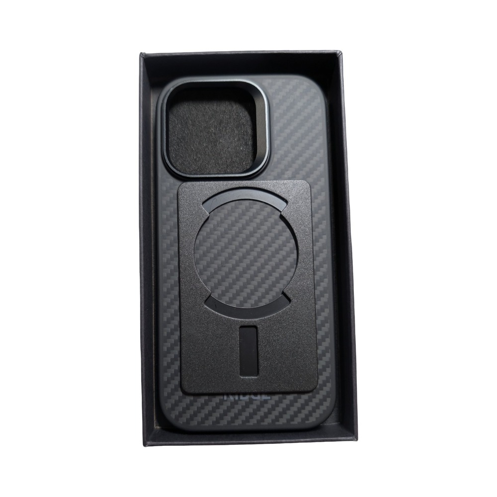 S7-U The RIDGE Wallet 3K Weave W/MagSafe Case For iPhone‎ 16 Pro - Black ⬇️